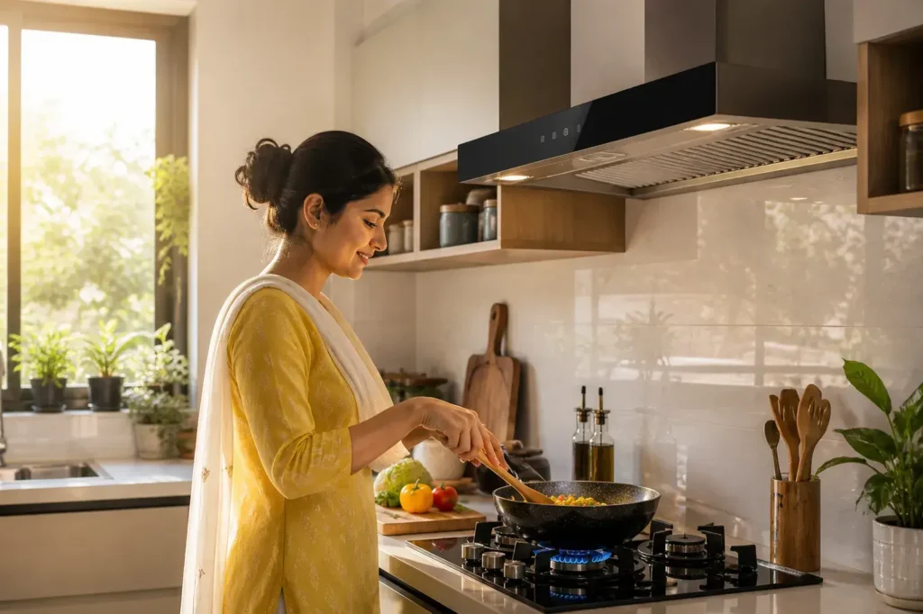 Health Benefits section Use of Kitchen Chimney