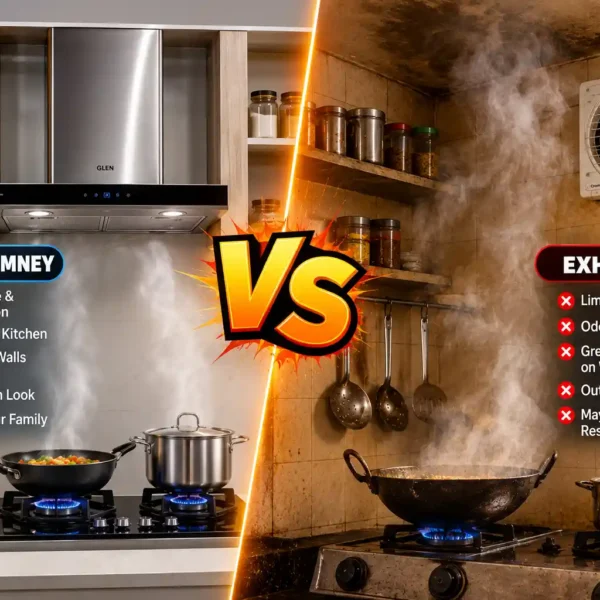 Kitchen Chimney vs Exhaust Fan Which Is Better for Indian Kitchens?