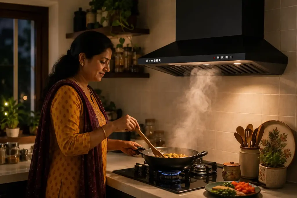 8 Cozy kitchen cooking at night